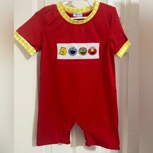 NWT Sesame Street Romper
